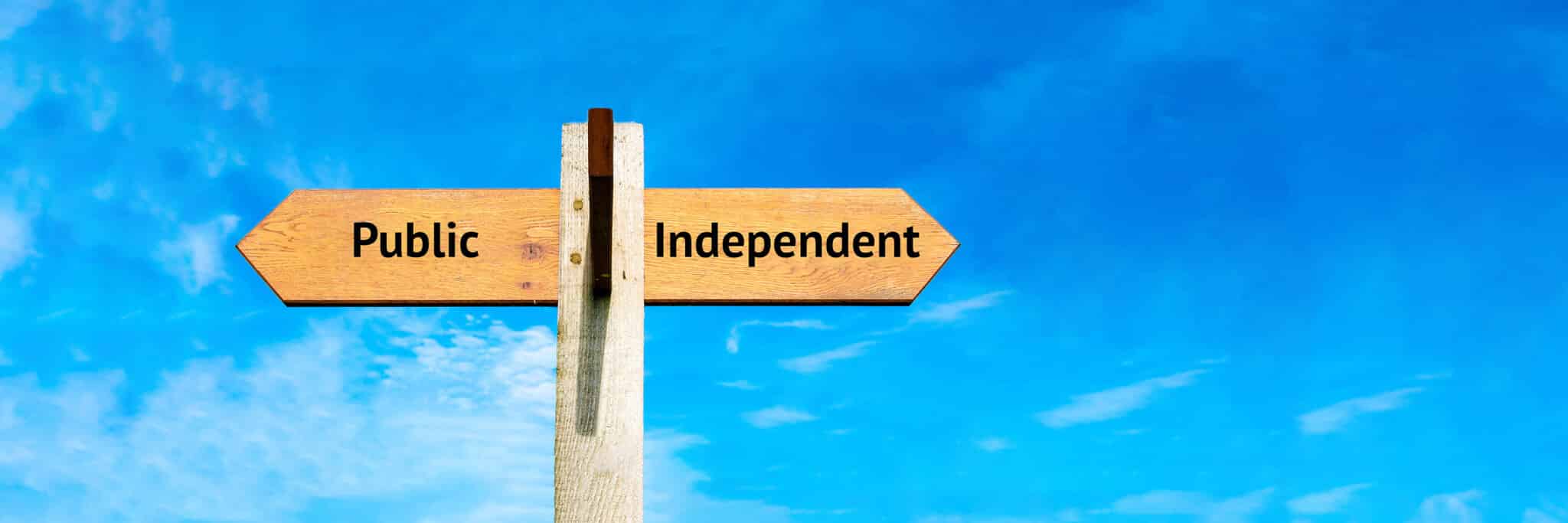 difference between Independent and public adjusters
