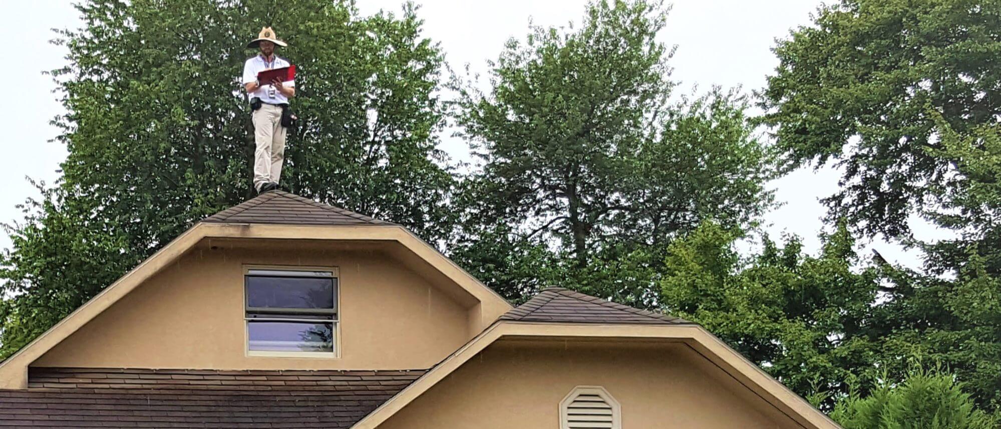 adjuster on roof