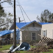 Adjuster working hurricane Laura