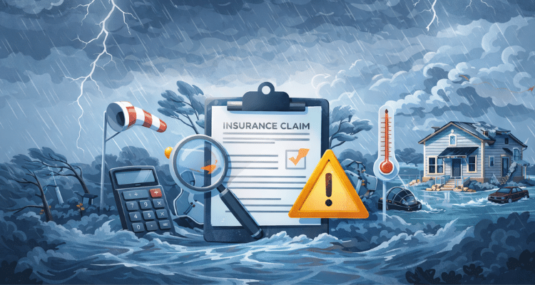 What does storm season mean in insurance claims adjusting?