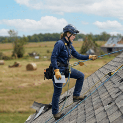 Rope and Harness Training for insurance claims adjusters
